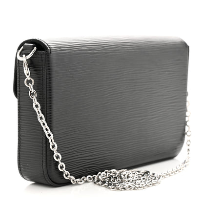 Louis Vuitton Epi Pochette Felicie Black 3 of 13