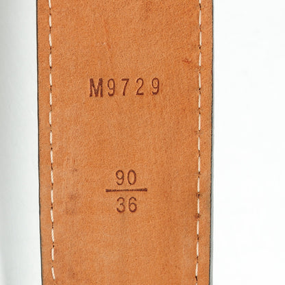Louis Vuitton Damier Ebene Tresor Belt 90 36 4 of 8