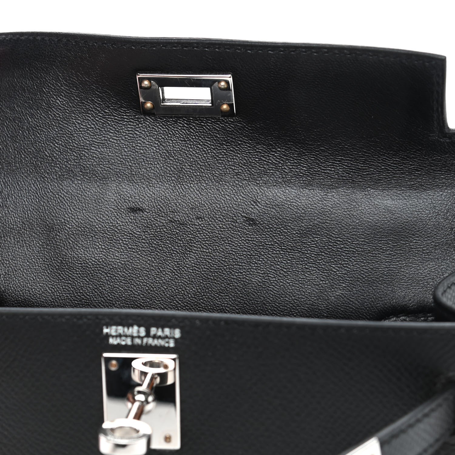Hermes Epsom Mini Kelly Sellier 20 Black 14 of 16