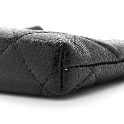 Chanel Calfskin Quilted Key Holder Case Black 8 of 12