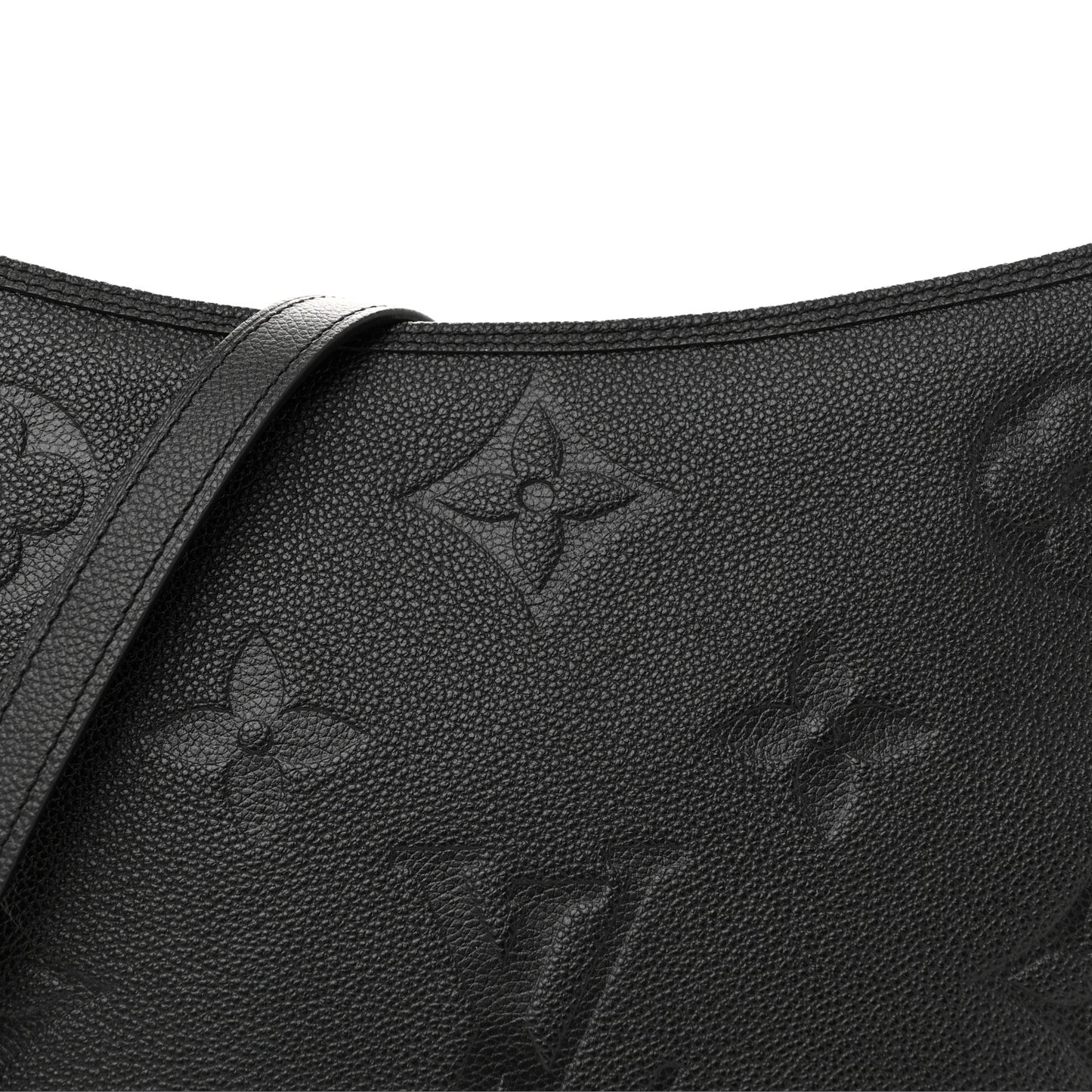 Empreinte Monogram Giant Loop Hobo Black