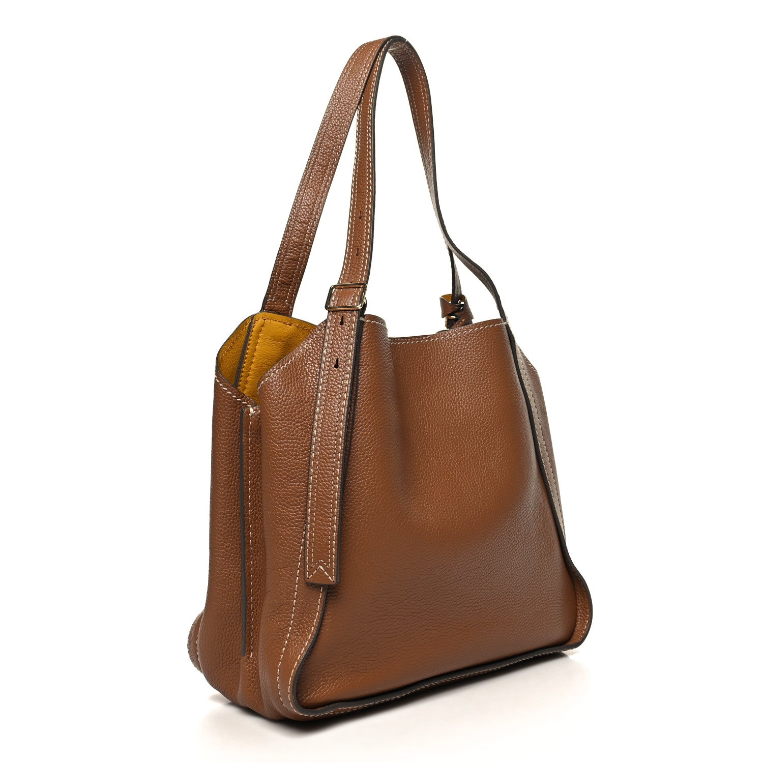 Marc Jacobs Grained Calfskin The Director Tote Brown 3 of 9