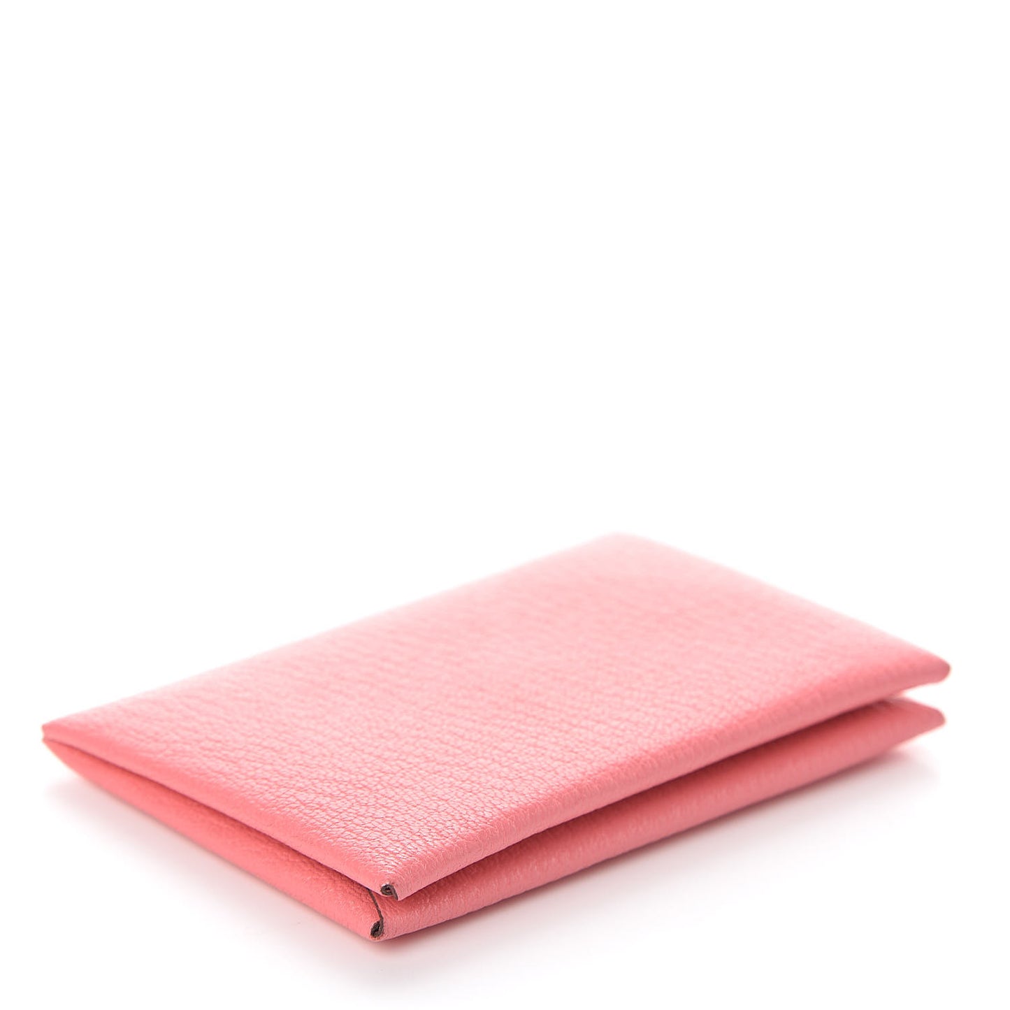 Chevre Mysore Calvi Card Case Rose Ete