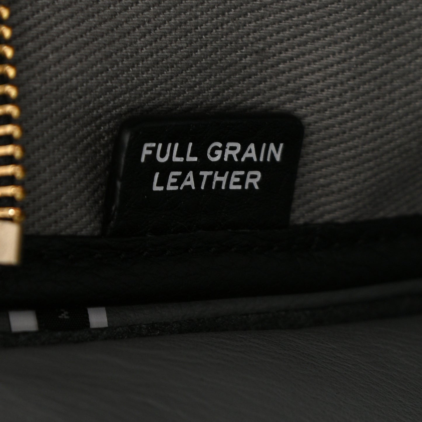 Grained Calfskin Small The Tote Bag Black