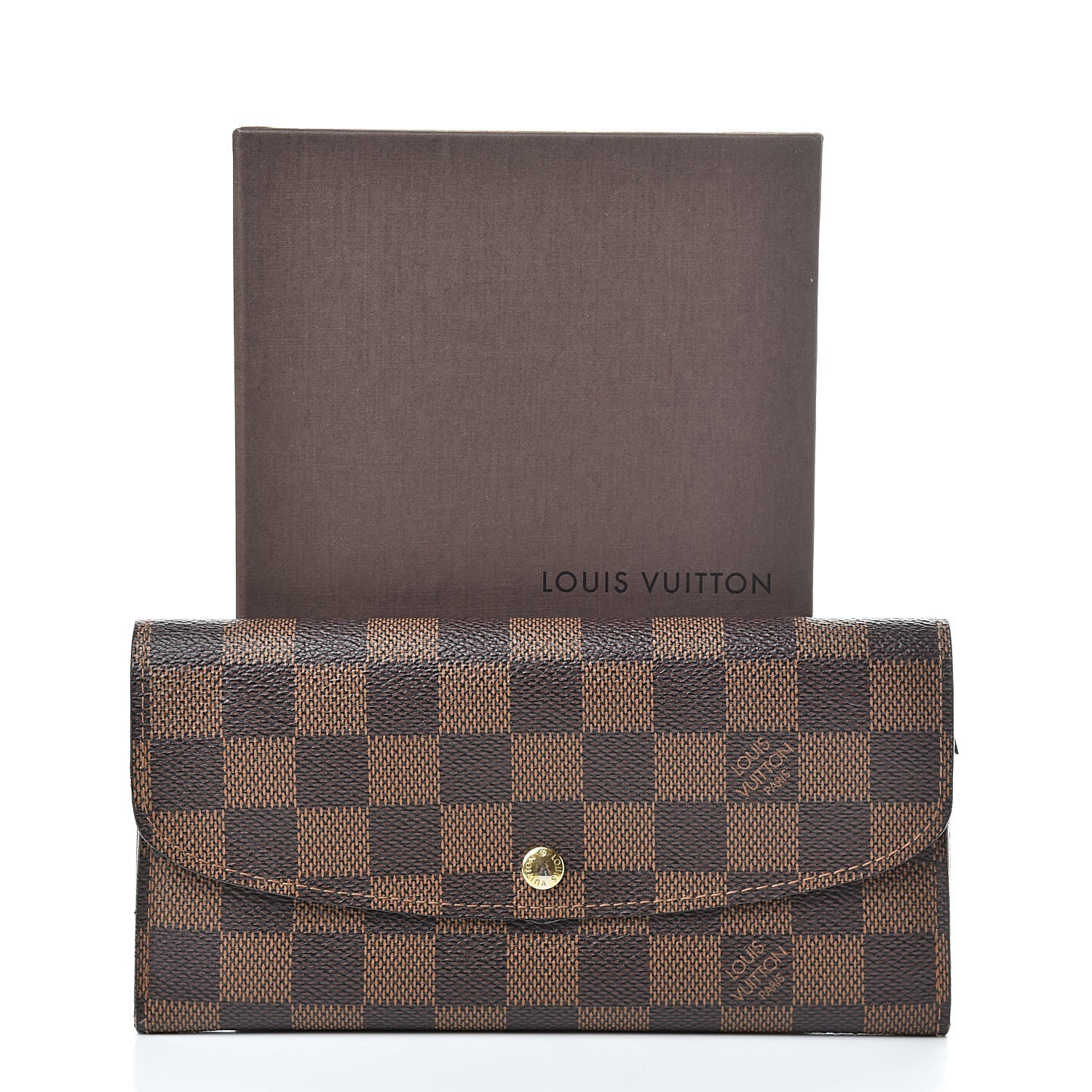 Louis Vuitton Damier Ebene Emilie Wallet 11 of 11