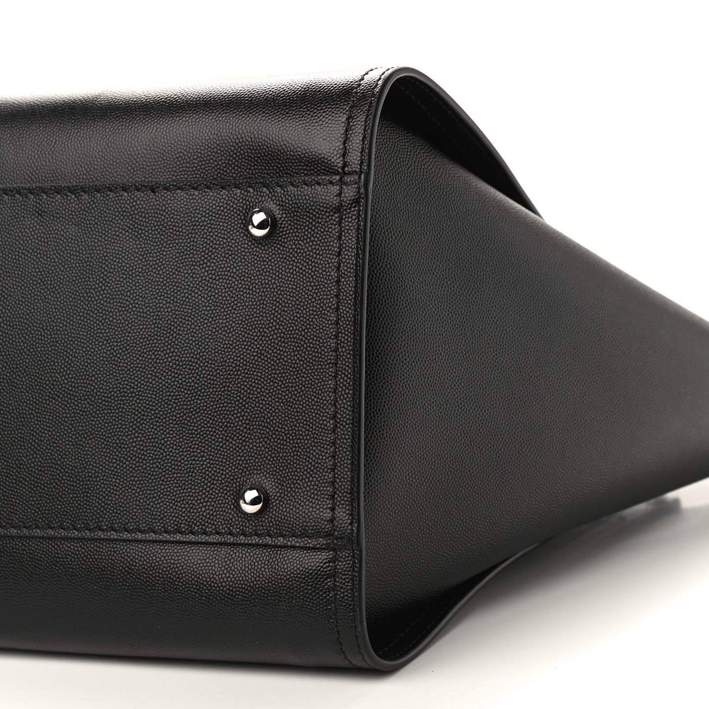 Caviar Medium Studded Deauville Tote Black