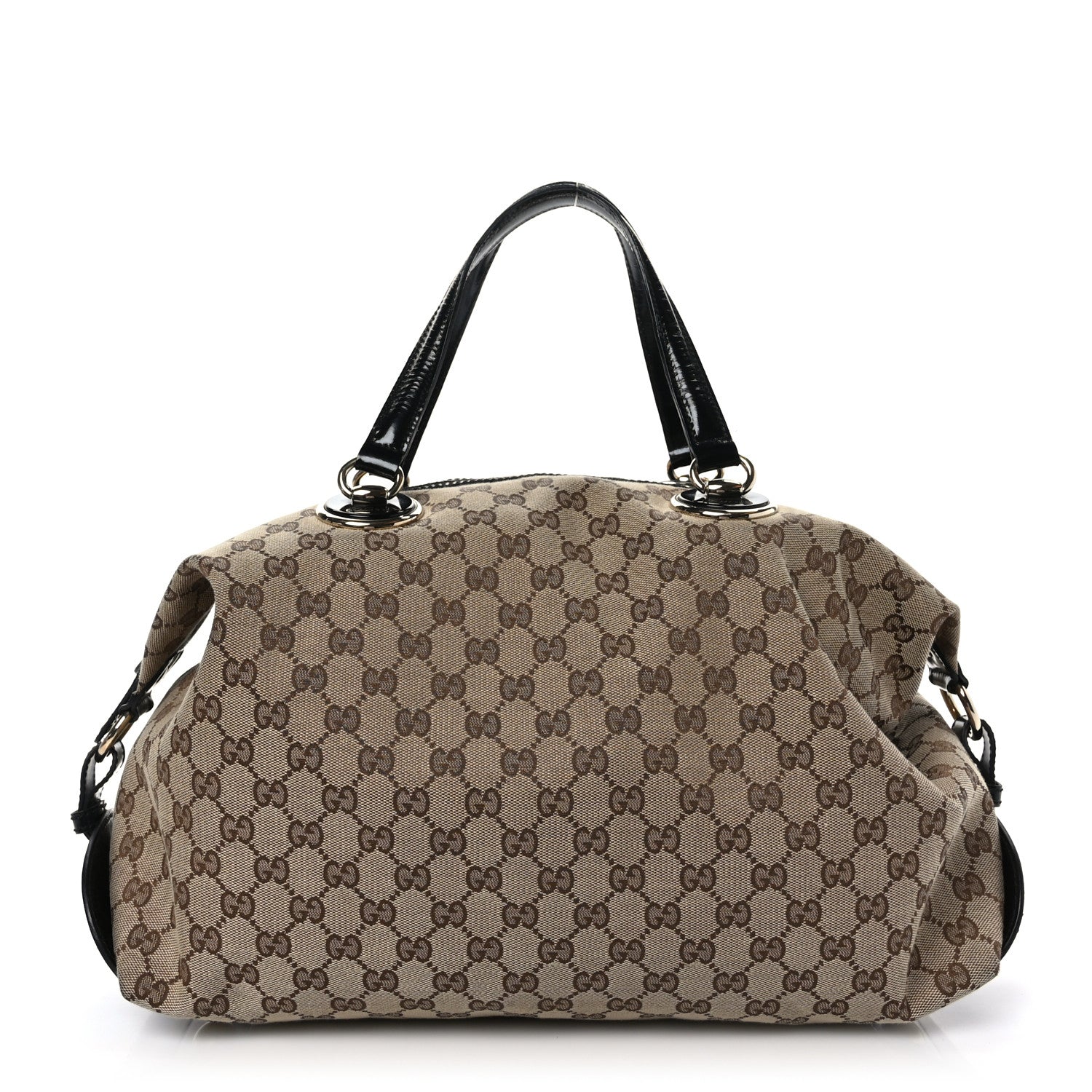 Gucci Monogram Full Moon Boston Black 1 of 9