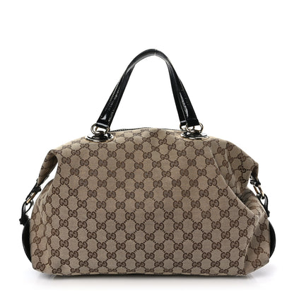 Gucci Monogram Full Moon Boston Black 1 of 9