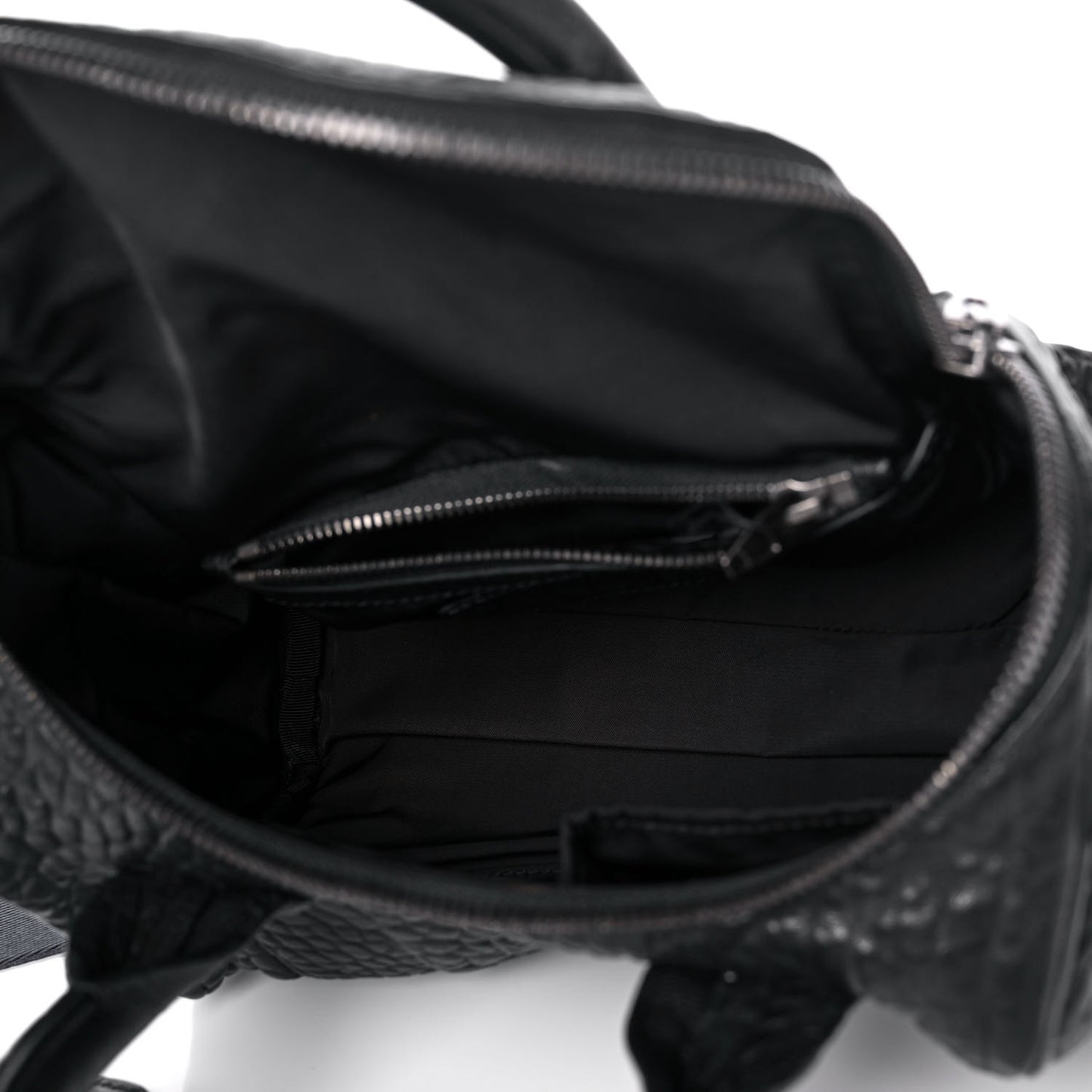 Pebbled Lambskin Mini Rockie Rhodium Hardware