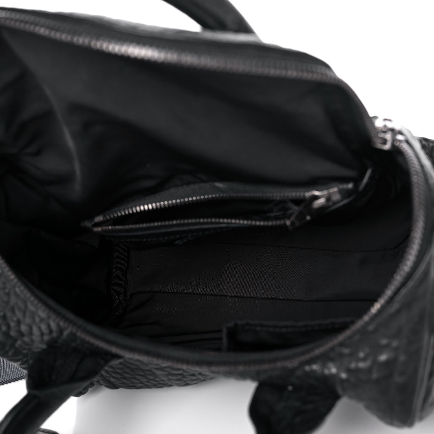 Alexander Wang Pebbled Lambskin Mini Rockie Rhodium Hardware 5 of 11