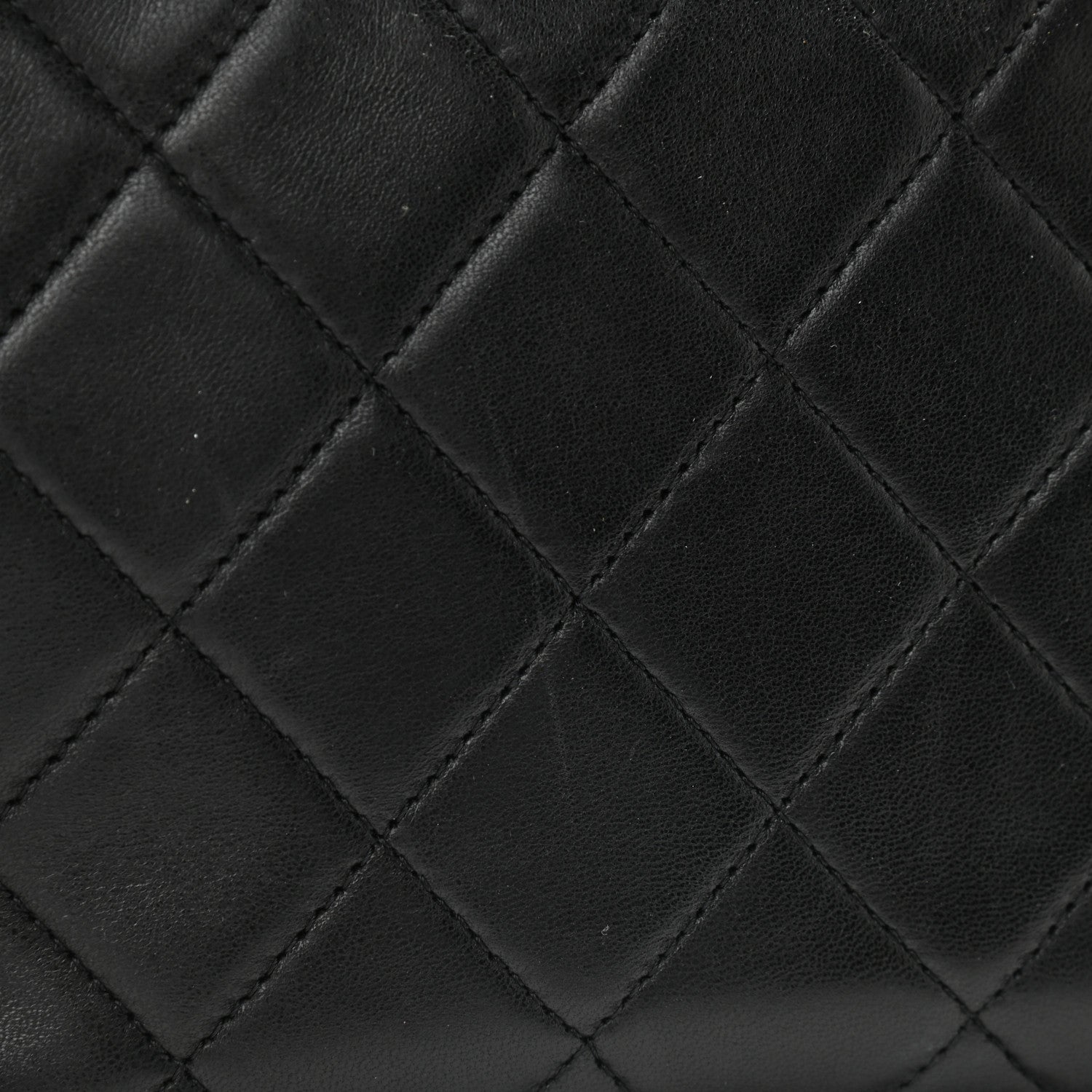 Chanel Lambskin Quilted Clutch With Chain Flap Black 12 of 12