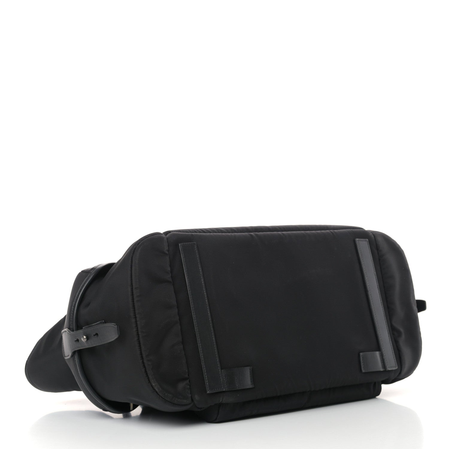 Prada Nylon Tessuto City Calf Shopping Tote Black 3 of 10