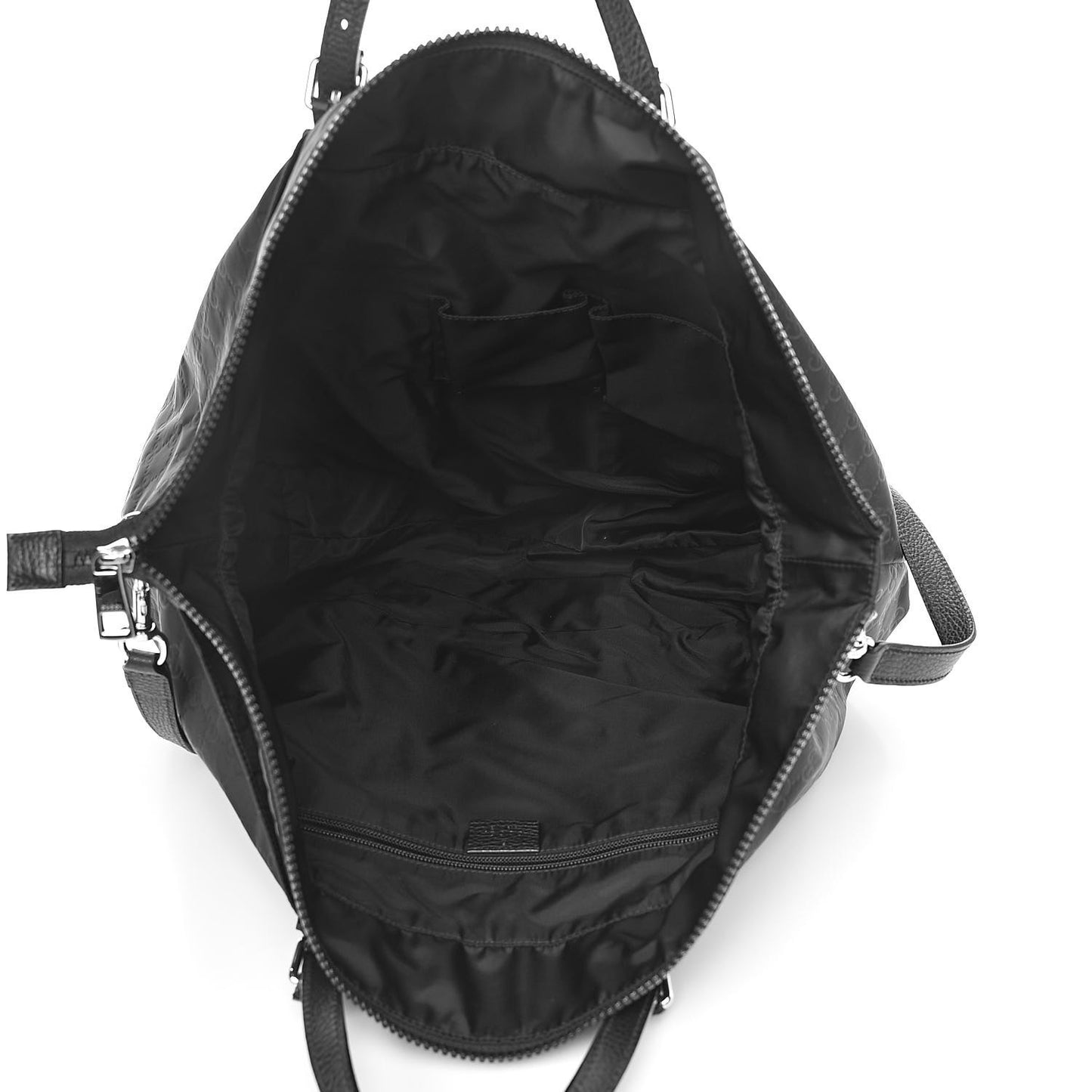 Nylon Monogram Light Duffle Bag Black