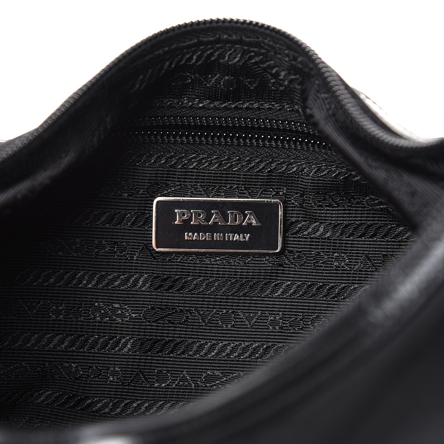 Prada Tessuto Nylon Vela Raso Bear Hobo Black 5 of 10