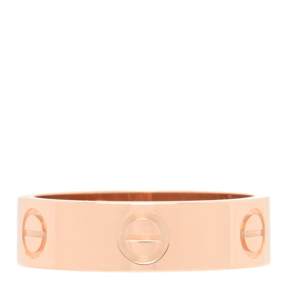 Cartier 18K Pink Gold 5.5mm LOVE Ring 55 7.25 1 of 5