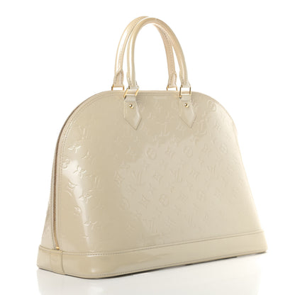 Louis Vuitton Vernis Alma MM Corail 2 of 8