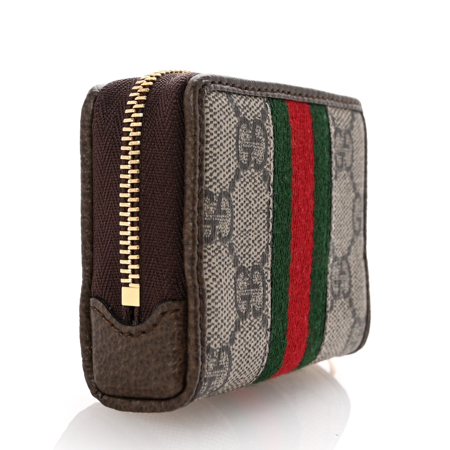 Gucci GG Supreme Monogram Web Ophidia Playing Card Case Beige New Acero 3 of 6