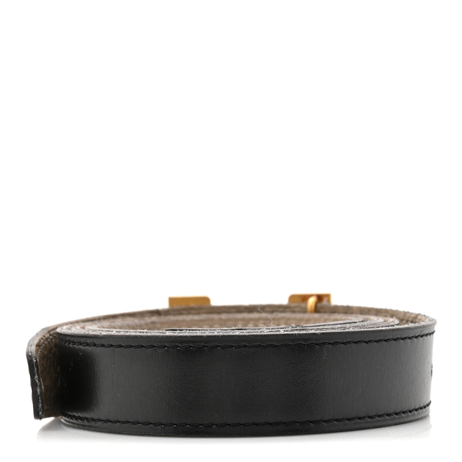 Hermes Box Togo 24mm Mini Constance H Belt 85 34 Black Etoupe 2 of 6