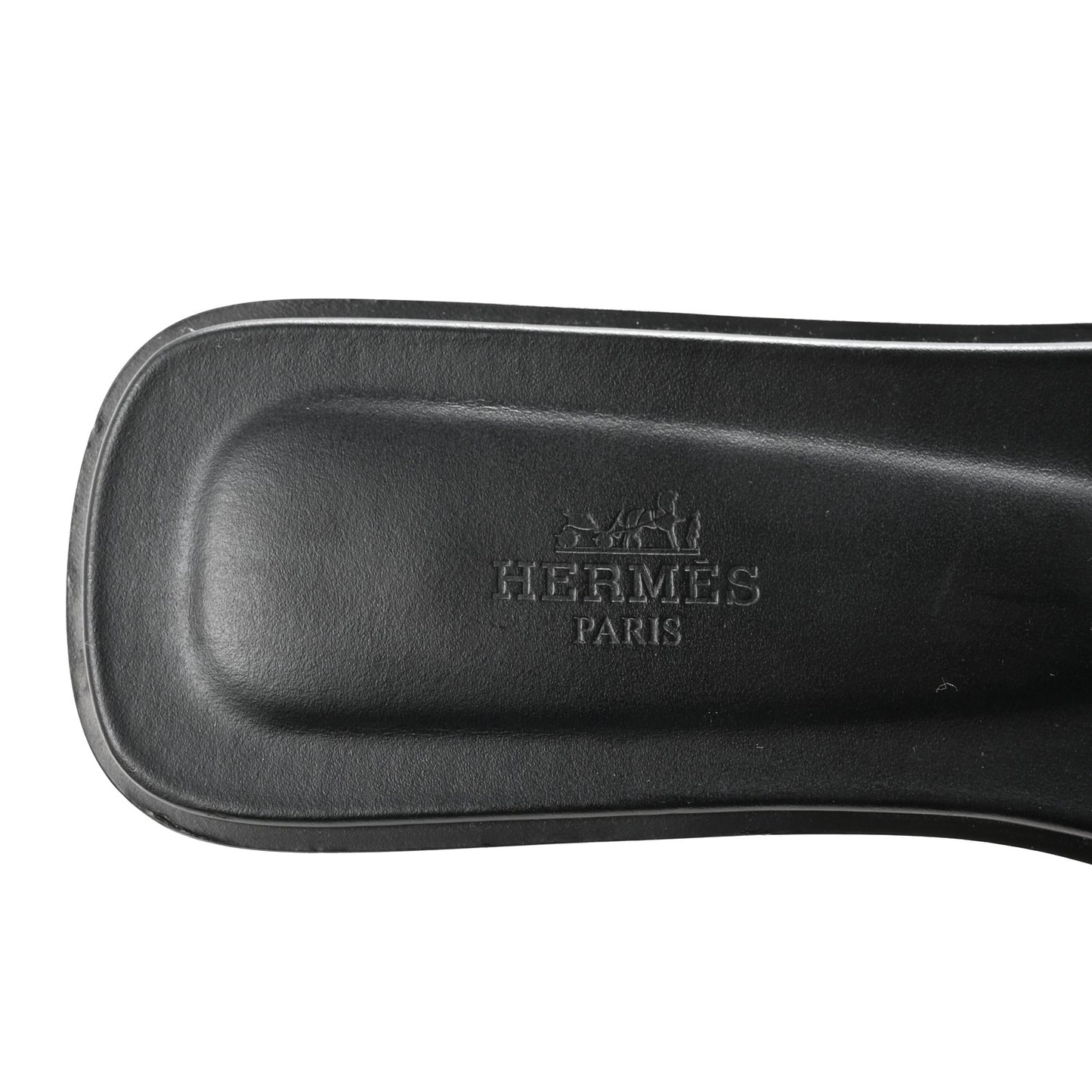 Box Calfskin Oran Sandals 39.5 Black