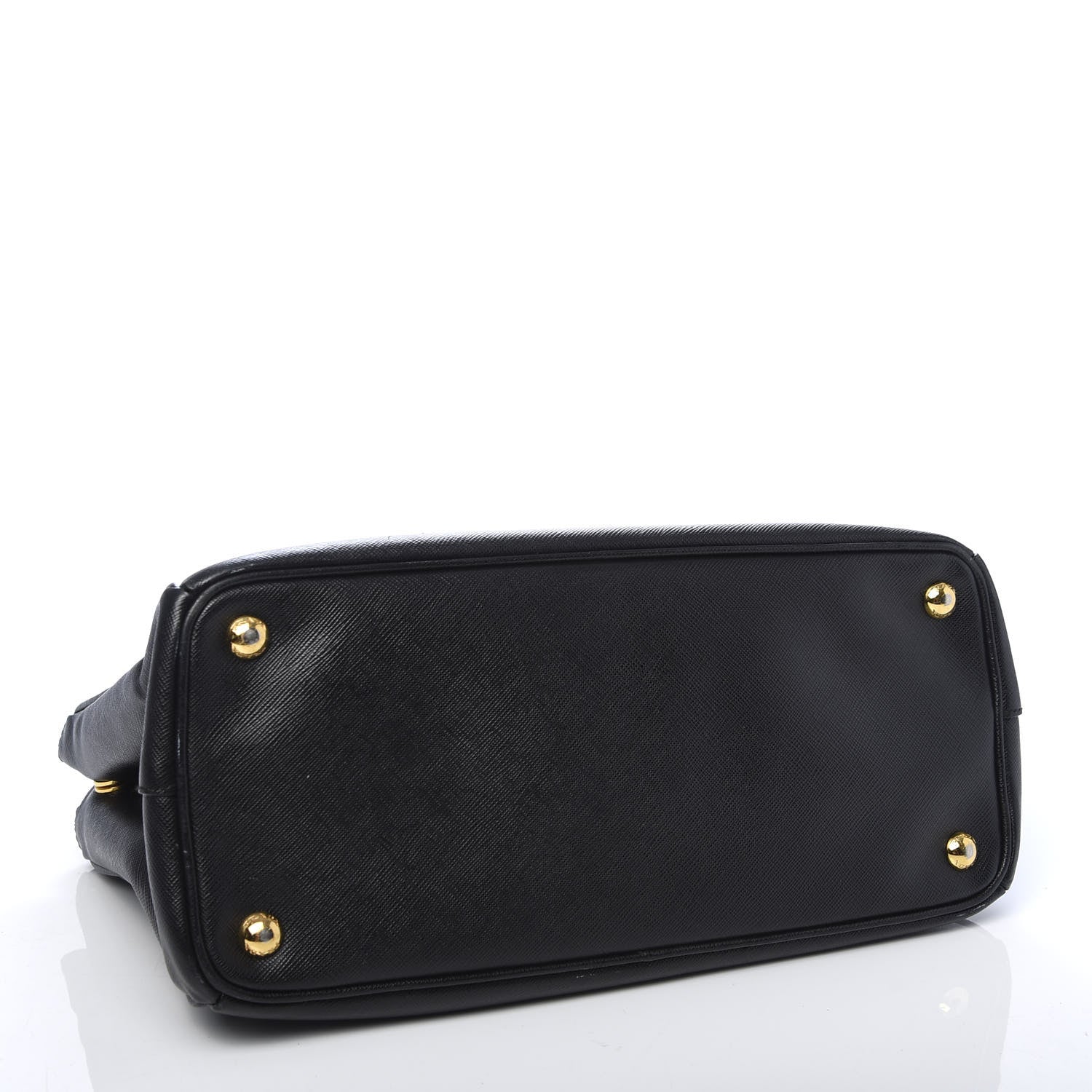 Prada Saffiano Small Galleria Double Zip Tote Black 4 of 14