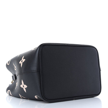 Louis Vuitton Empreinte Monogram Giant Neonoe MM Black Beige 4 of 8