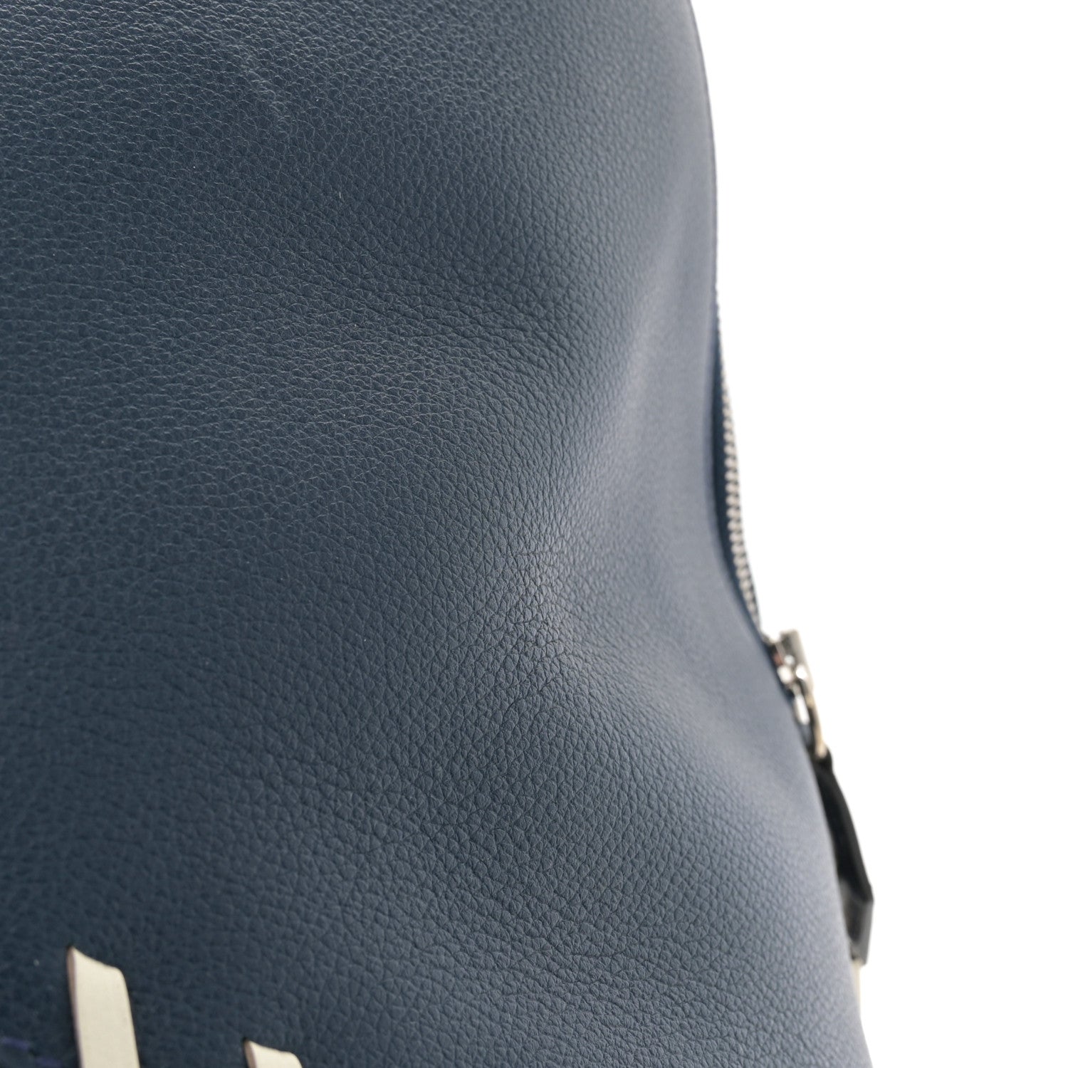 Hermes Evercolor 1923 Bolide 45 Baseball Bag Bleu De Malte Blanc 11 of 11