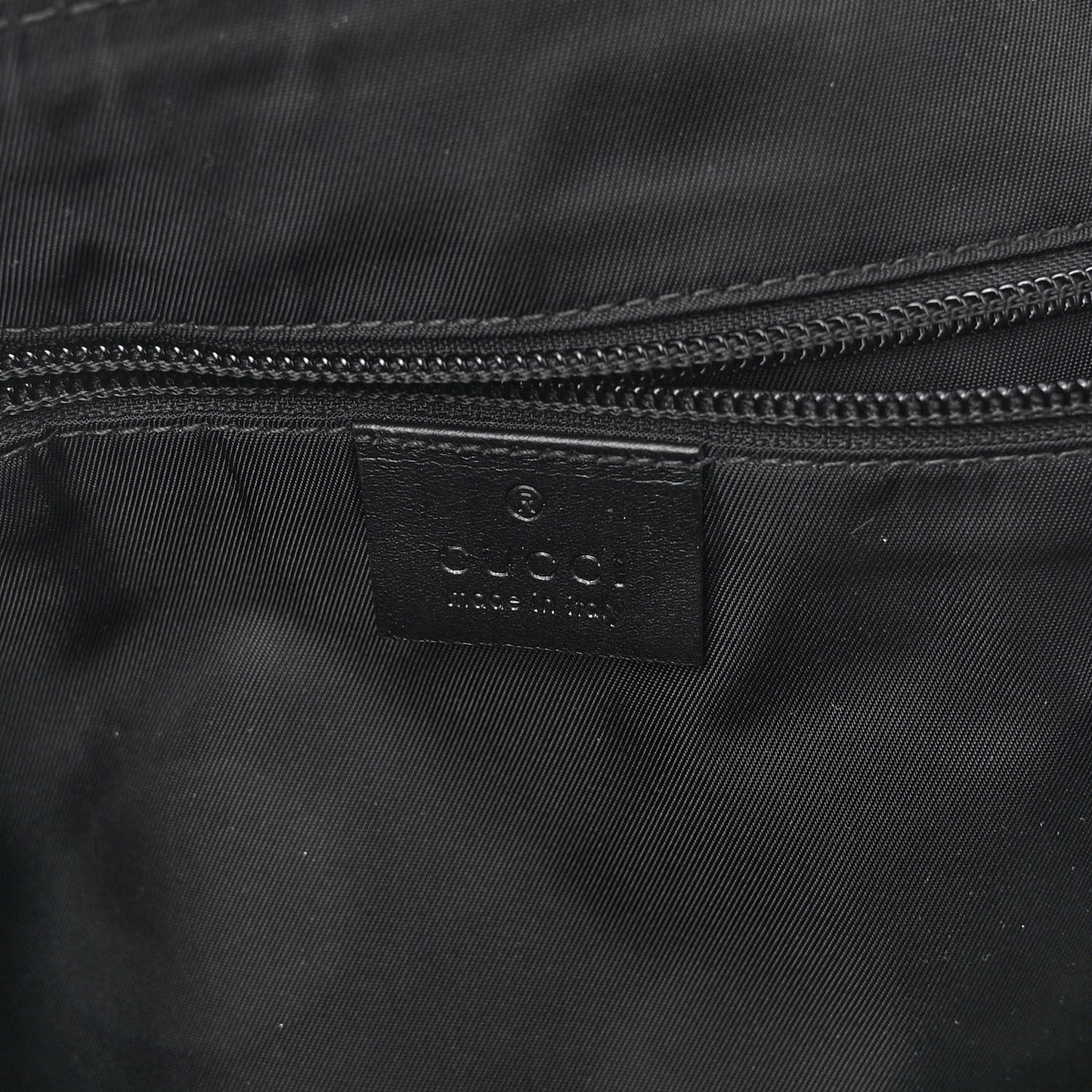 Techno Canvas Web Large Flap Messenger Bag Black