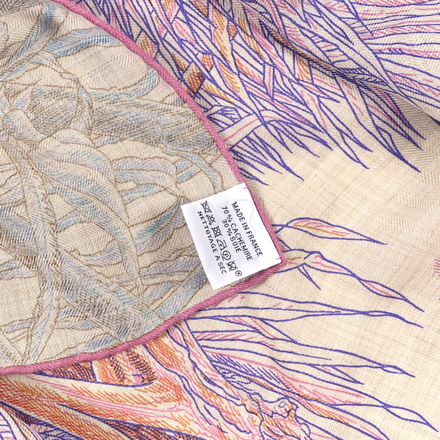 Cashmere Silk All'Orto Botanico di Palermo 140 Rose Naturel Bleu