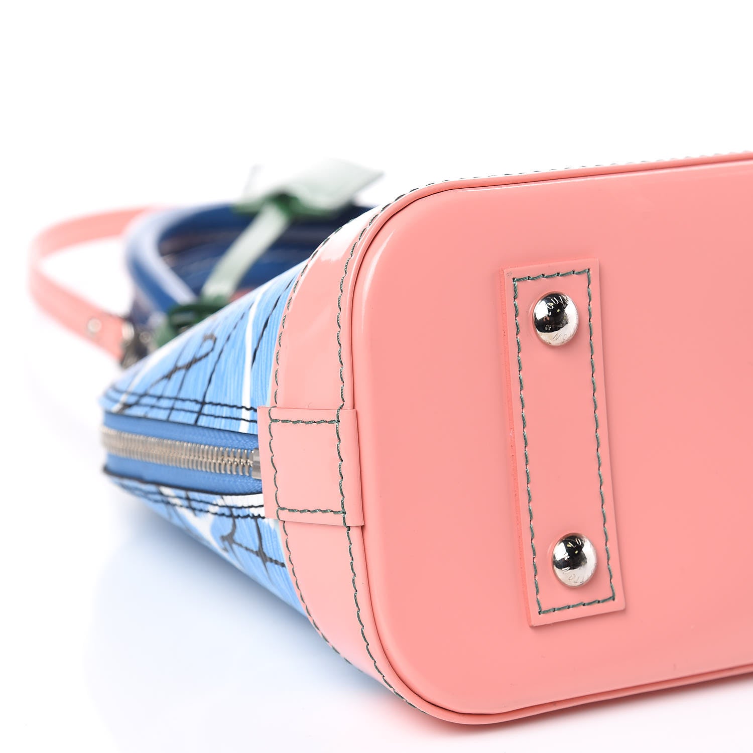 Louis Vuitton Epi Alma BB Aqua 6 of 9