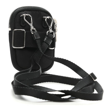 Prada Tessuto Nylon Mini Pouch Black Purse Black 3 of 7