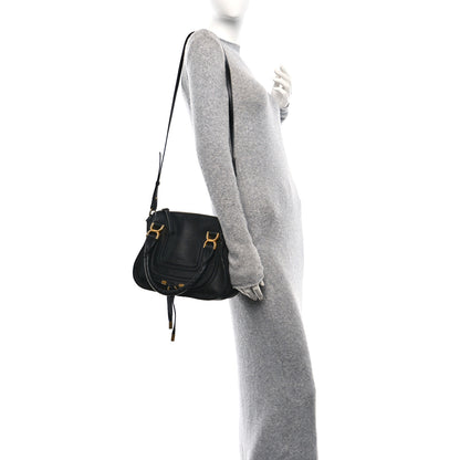 Chloe Calfskin Small Marcie Satchel Black 2 of 11