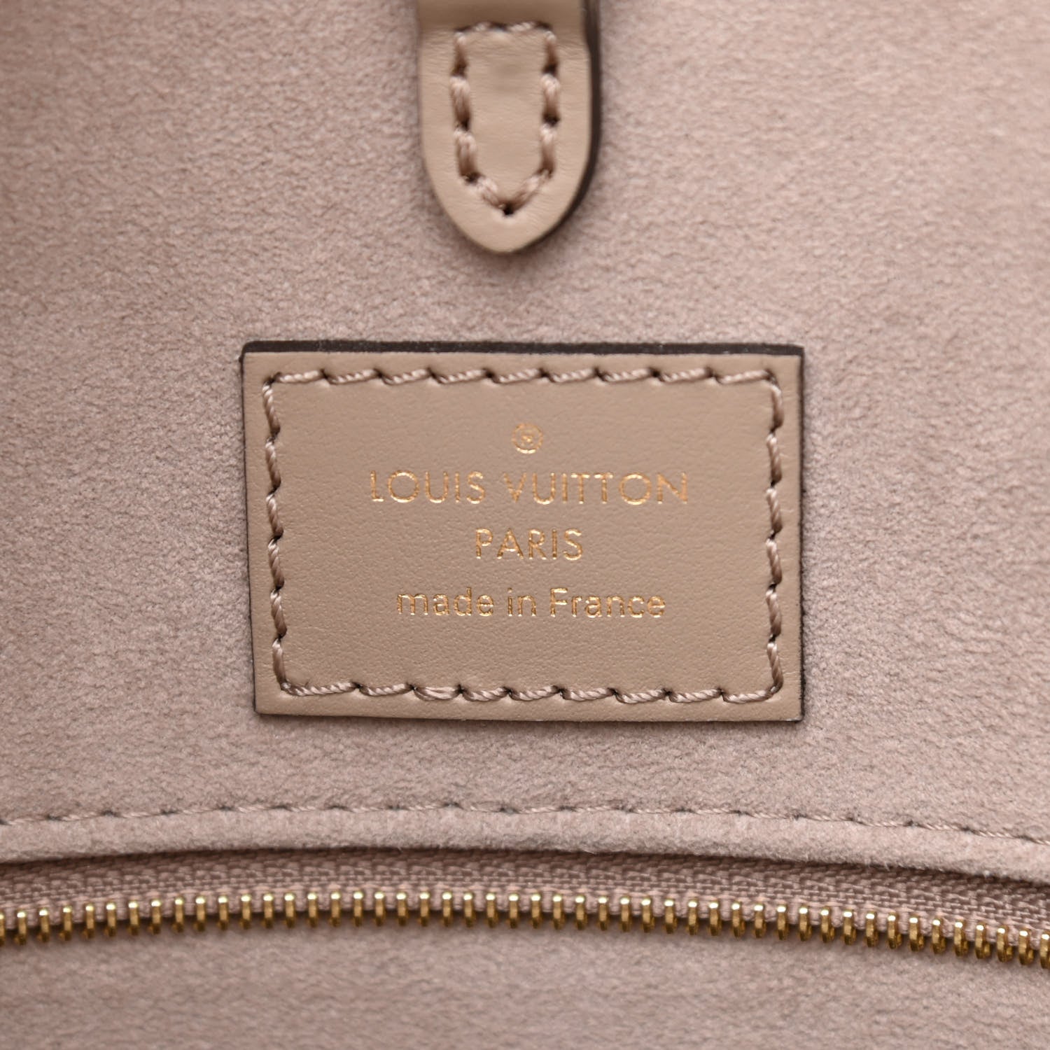 Louis Vuitton Empreinte Monogram Giant Onthego MM Tourterelle Creme 6 of 8