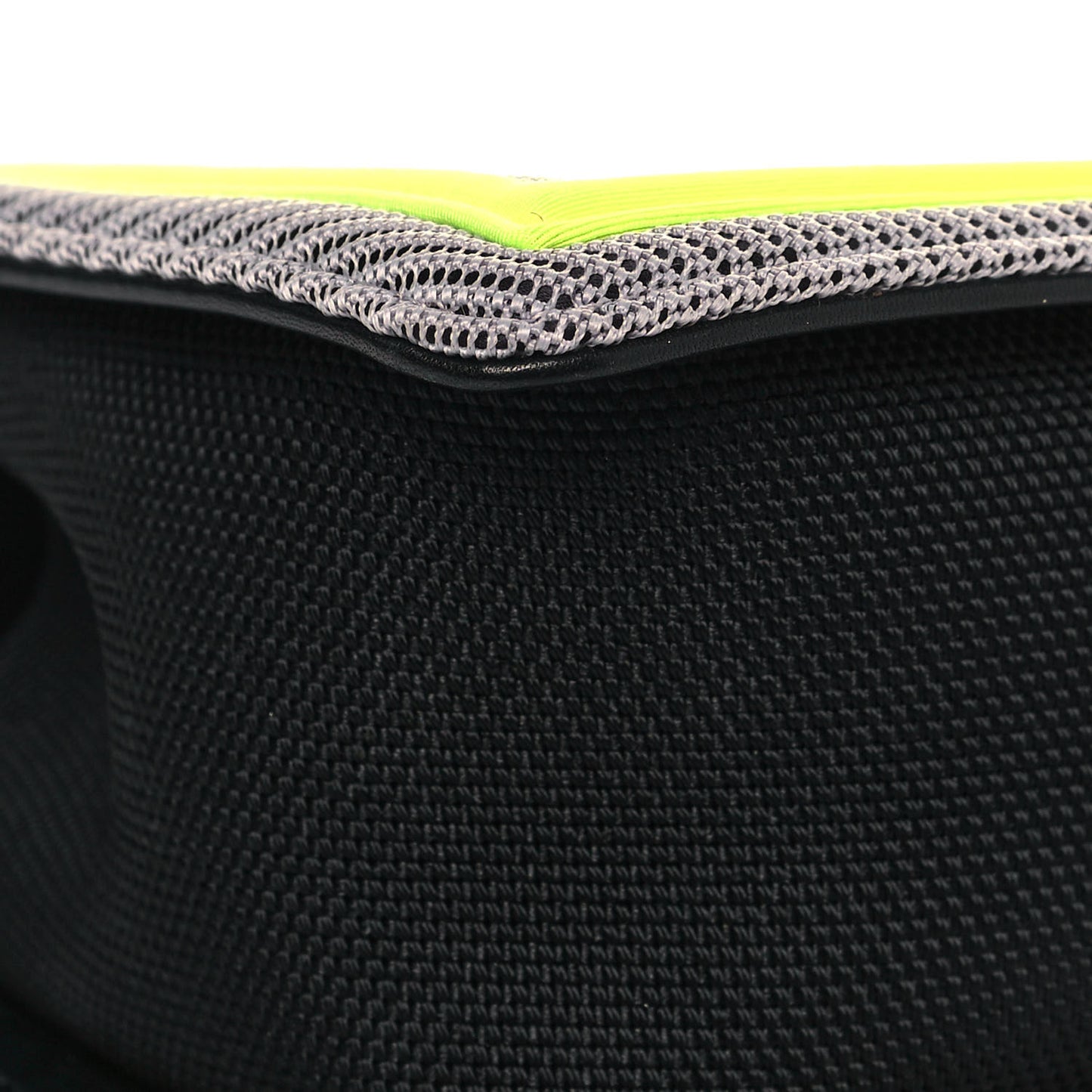 Canvas Quilted Medium Fluo Boy Flap Black Grey Yellow