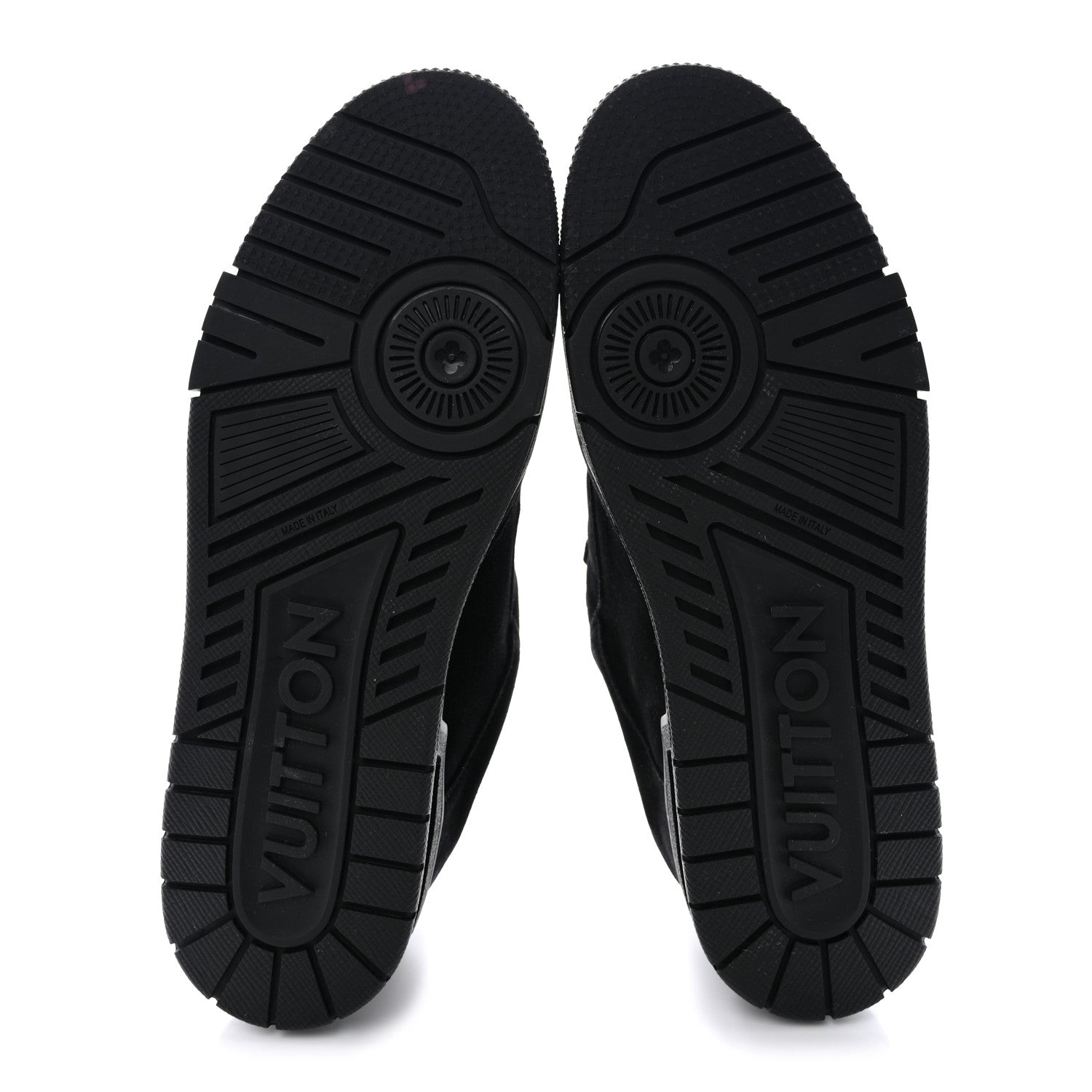 Louis Vuitton Suede Mens LV Trainer Sneakers 9 Black 5 of 10