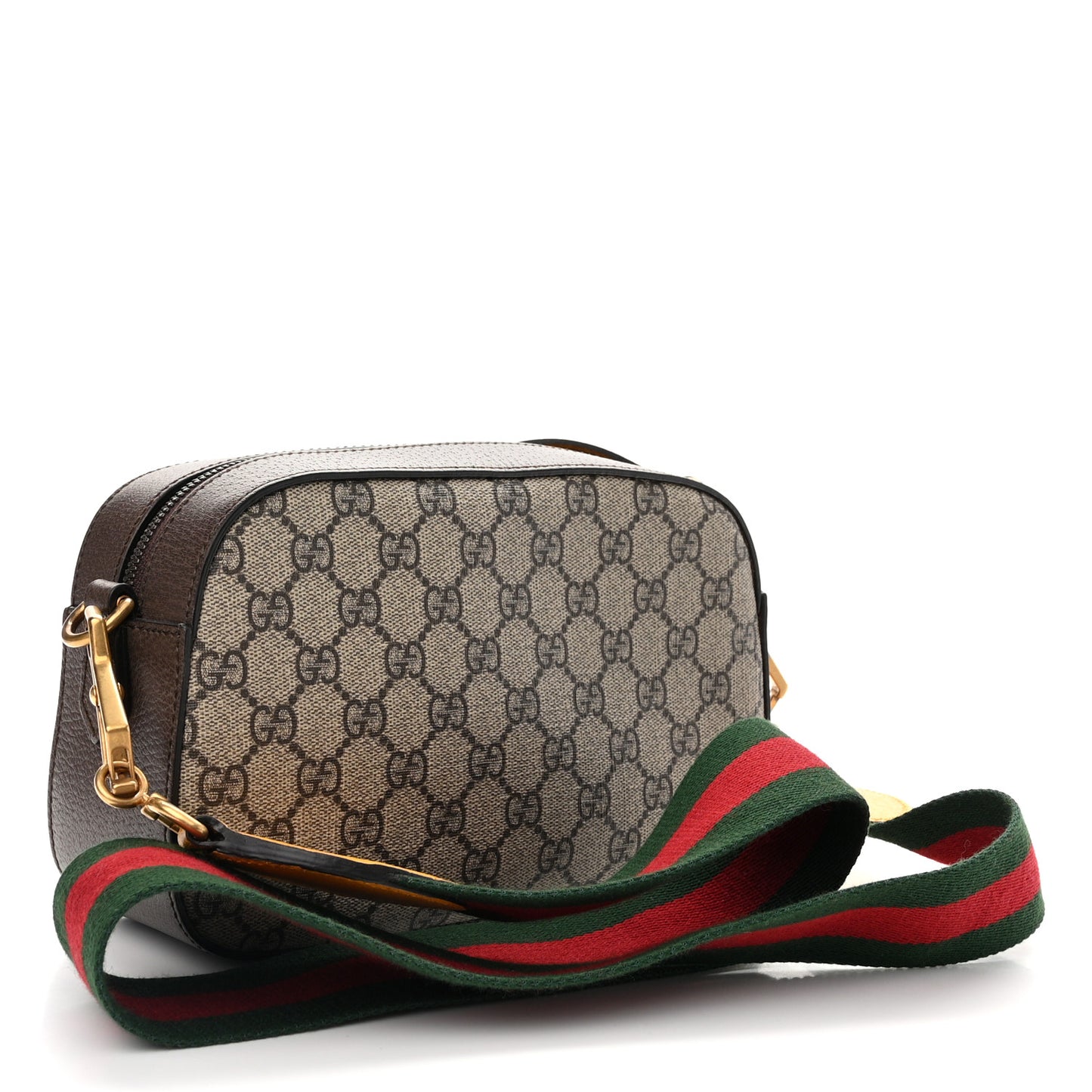 GG Supreme Monogram Web Neo Vintage Shoulder Bag Beige New Acero Crop