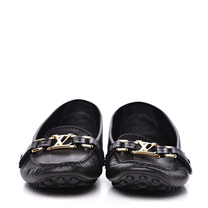 Louis Vuitton Calfskin Oxford Loafers 39.5 Black 2 of 10