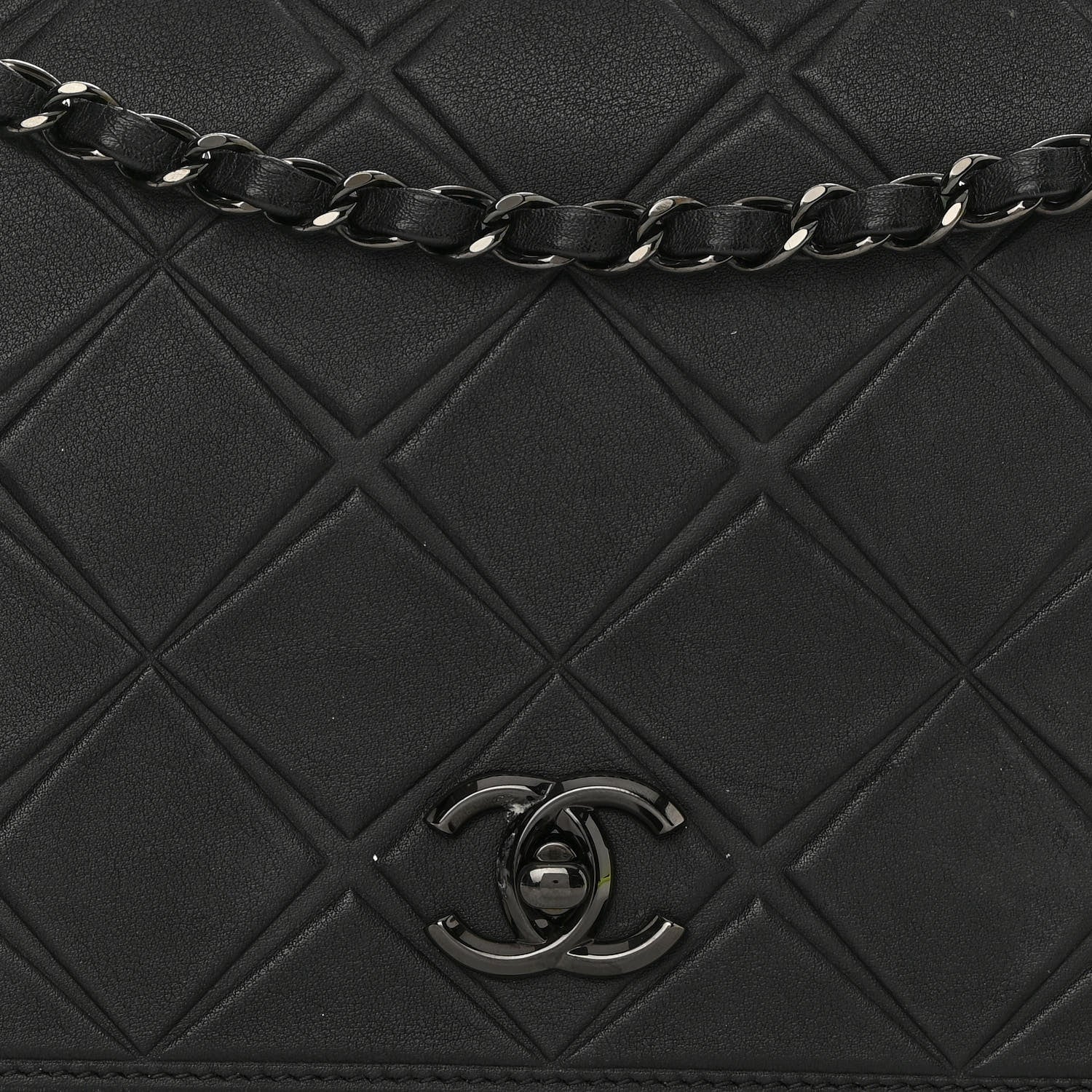 Chanel Calfskin Small Propeller Flap Black 8 of 15