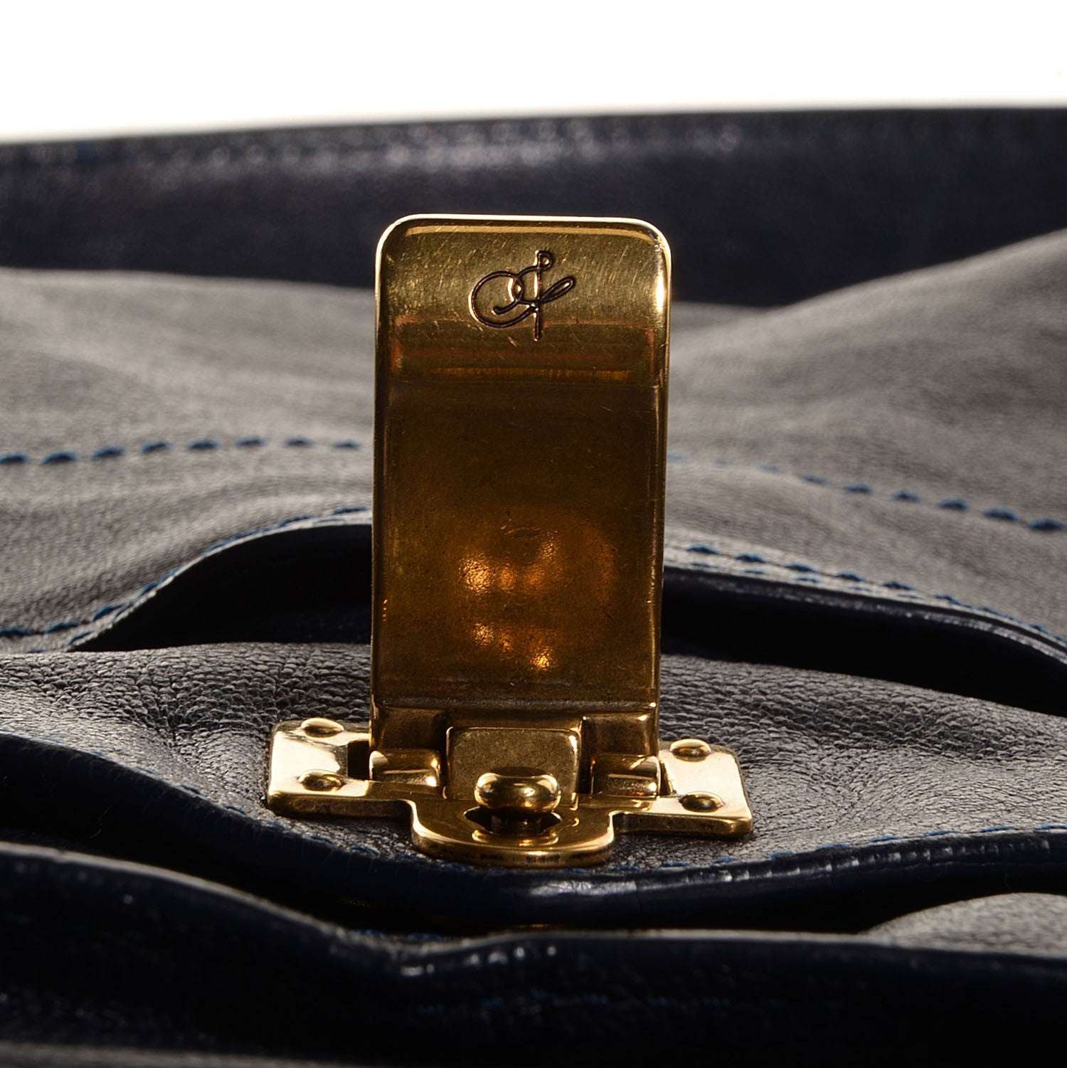 Proenza Schouler Lambskin PS1 Large Satchel Midnight 8 of 12