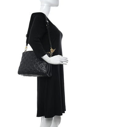 Louis Vuitton Lambskin Embossed Monogram Coussin PM Black 2 of 11