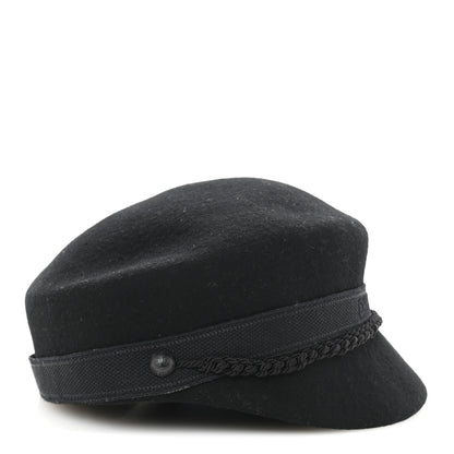 Christian Dior Wool Felt Cap 57 Black 5 of 9
