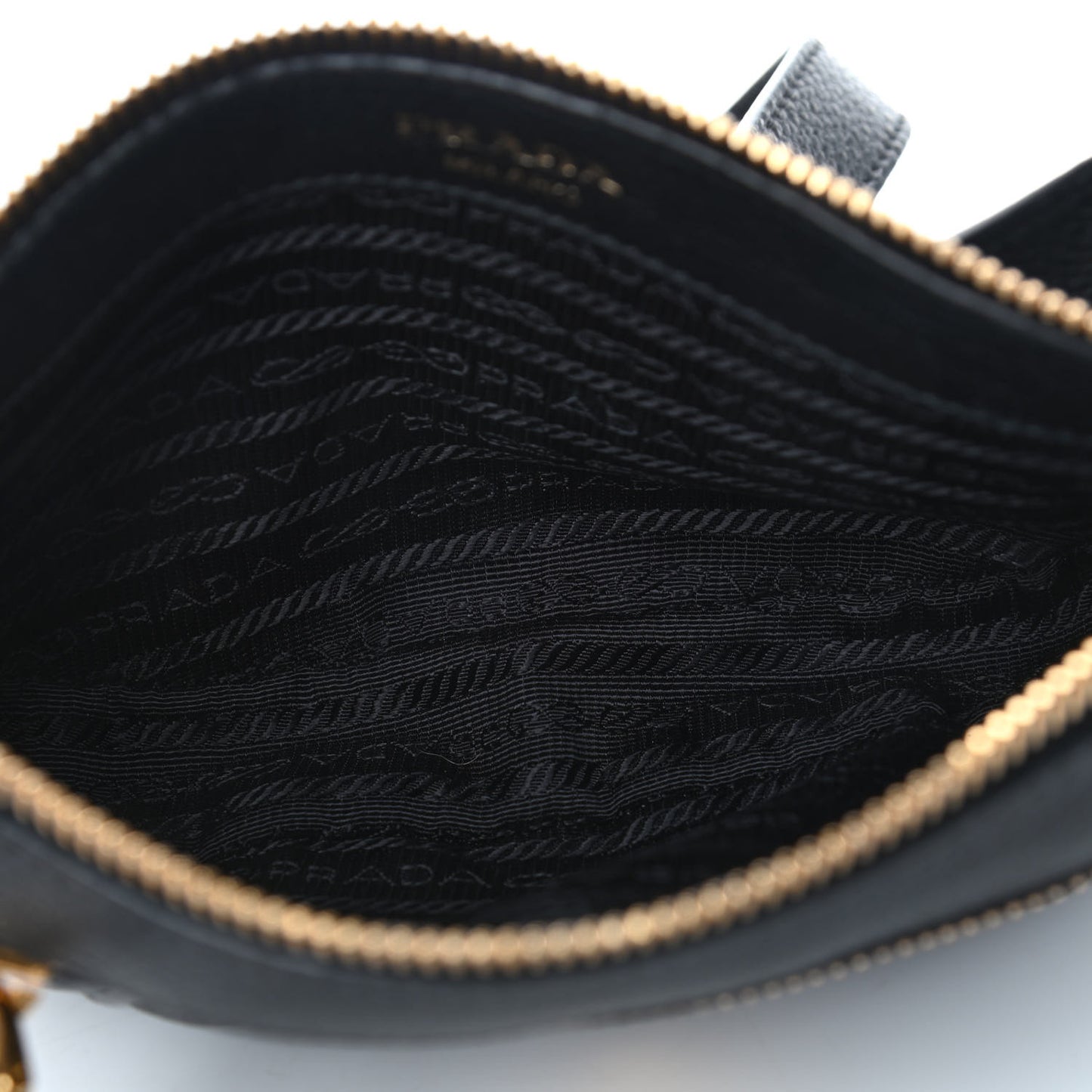 Vitello Daino Small Belt Bag Black