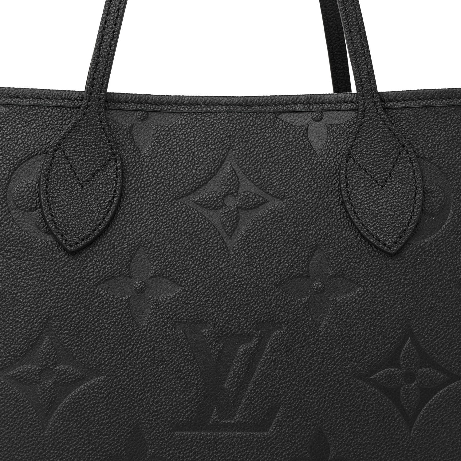 Louis Vuitton Empreinte Monogram Giant Neverfull MM Black 8 of 10