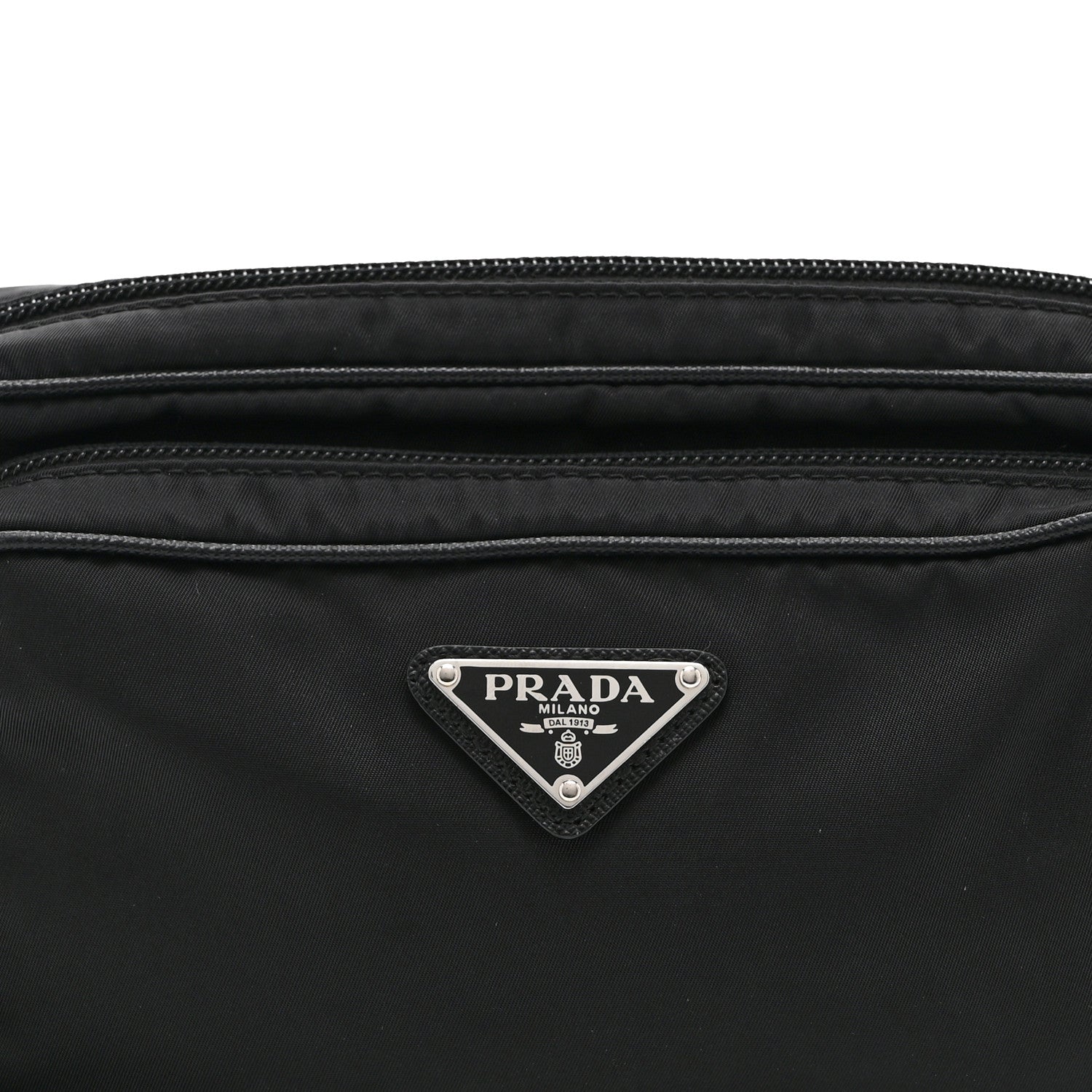 Prada Re-Nylon Saffiano Belt Bag L Black 9 of 11