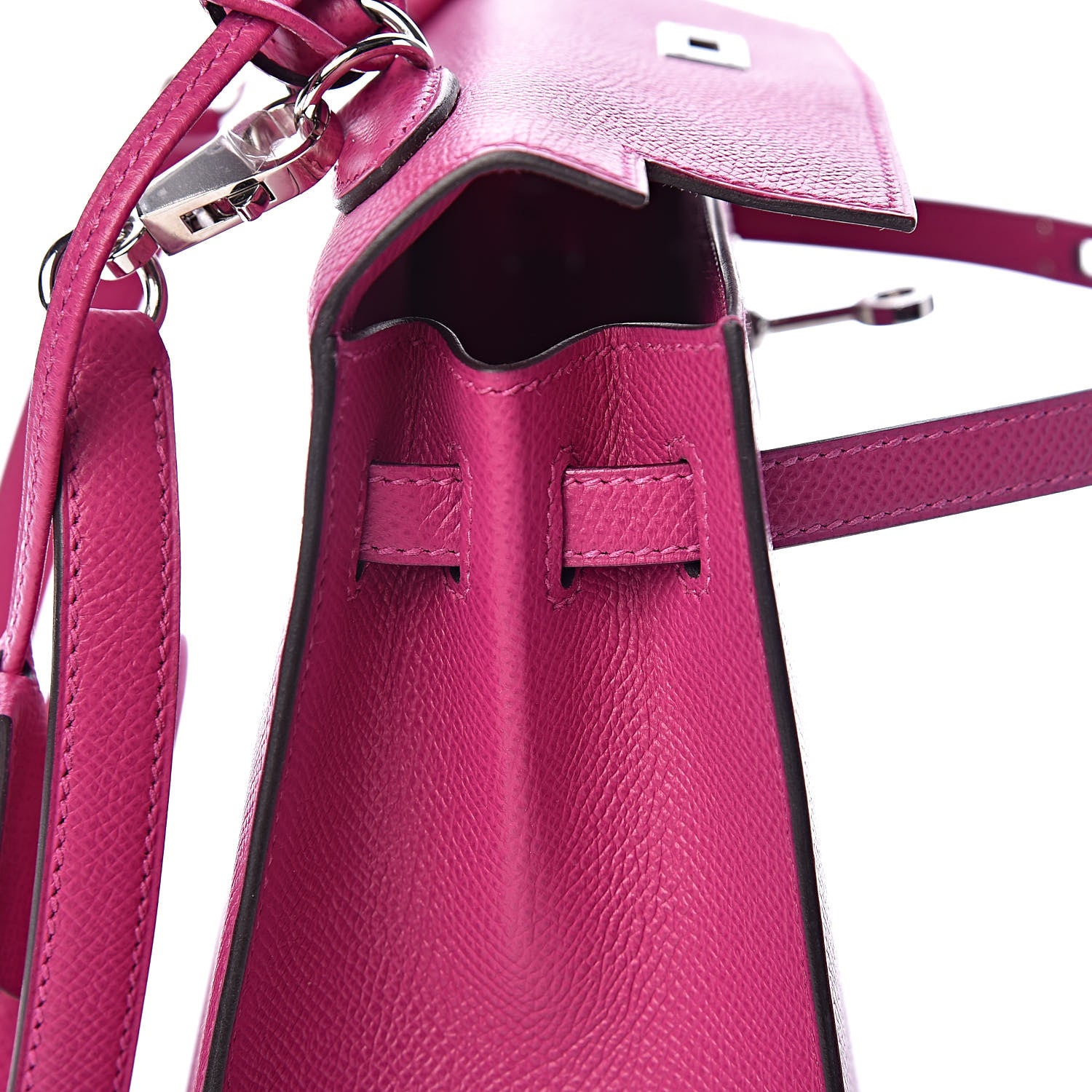 Hermes Epsom Kelly Sellier 25 Rose Pourpre 11 of 41