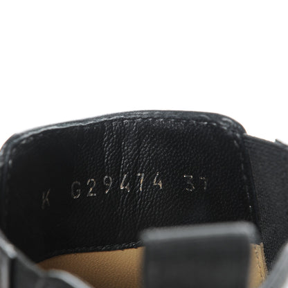 Chanel Calfskin Elastic Ankle Boots 37 Black 8 of 8