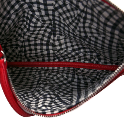 MCM Visetos Anya Shopper Tote Pouch Red 5 of 10