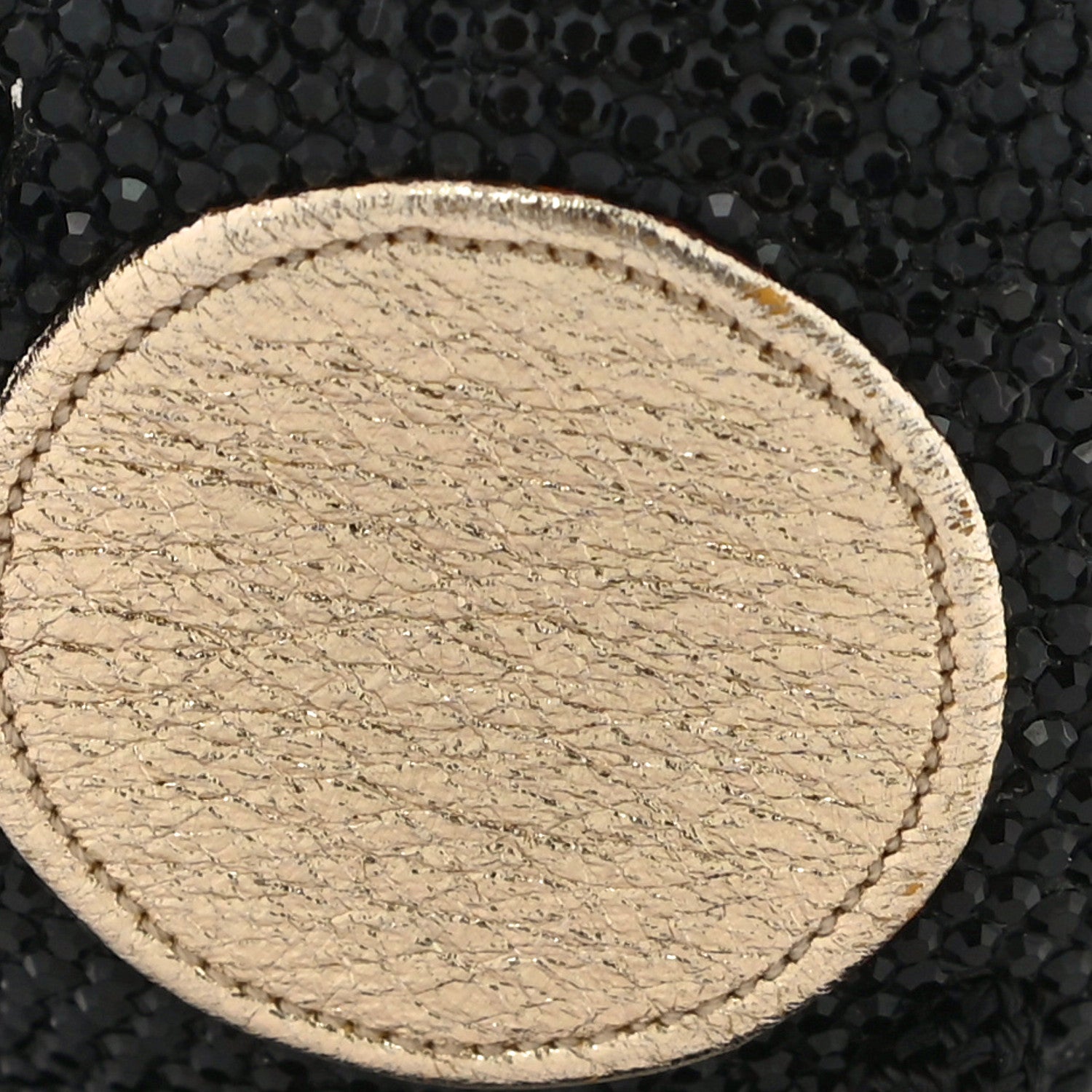 Judith Leiber Swarovski Crystal Disco Ball Minaudiere Clutch Black Gold 10 of 11