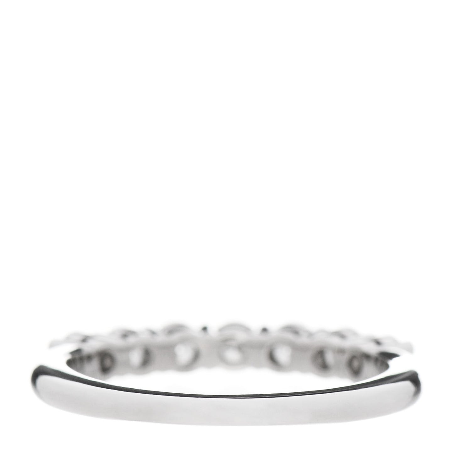 Platinum Diamond 3mm Half Circle Embrace Band Ring 50 5.25