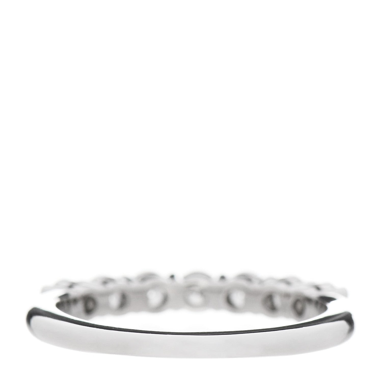Tiffany Platinum Diamond 3mm Half Circle Embrace Band Ring 50 5.25 2 of 4