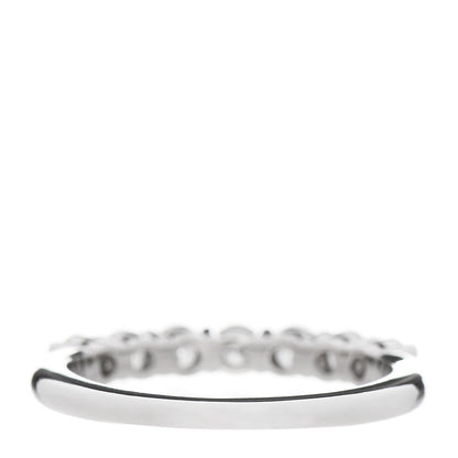Tiffany Platinum Diamond 3mm Half Circle Embrace Band Ring 50 5.25 2 of 4